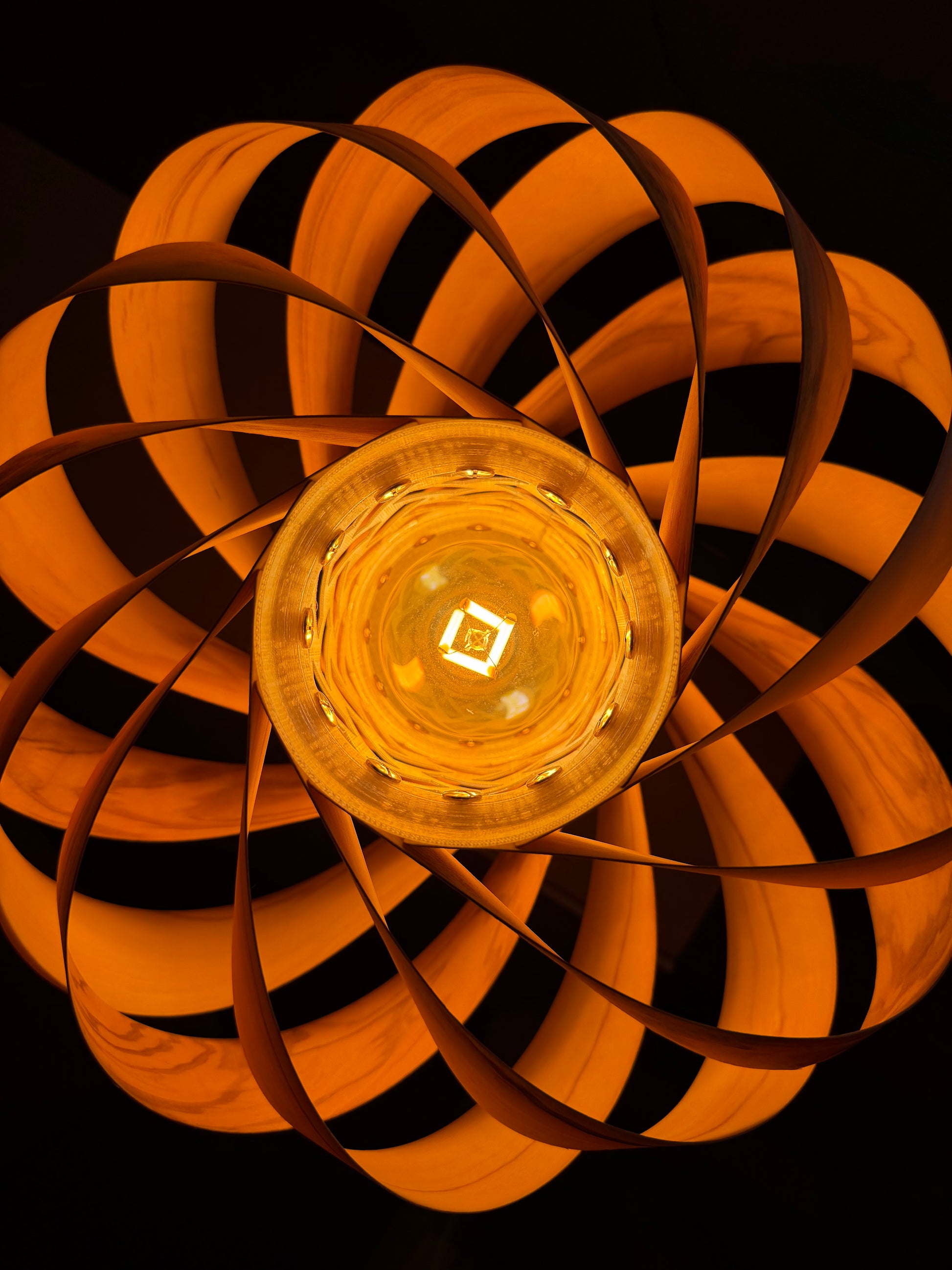 Lampe Drauf sicht furnier