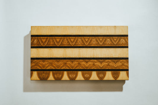 Stirnholz- Schneidebrett aus Esche 48 x 27cm
